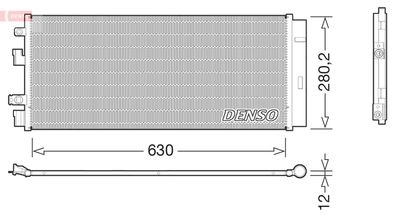 DENSO DCN20018 / Condensatore, Climatizzatore