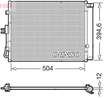 DENSO DCN43005 / Condensatore, Climatizzatore