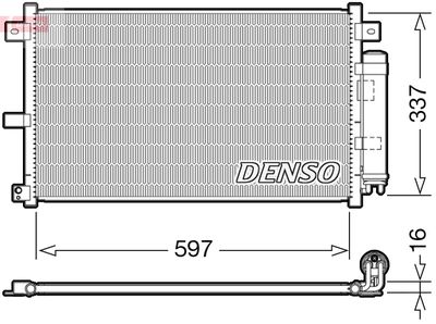 DENSO DCN44001 / Condensatore, Climatizzatore