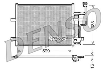 DENSO DCN44003 / Condensatore, Climatizzatore