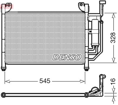 DENSO DCN44004 / Condensatore, Climatizzatore