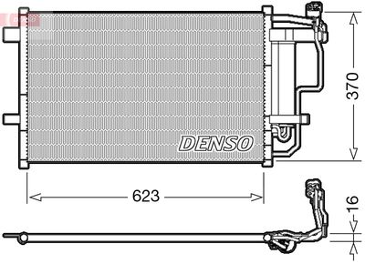 DENSO DCN44007 / Condensatore, Climatizzatore