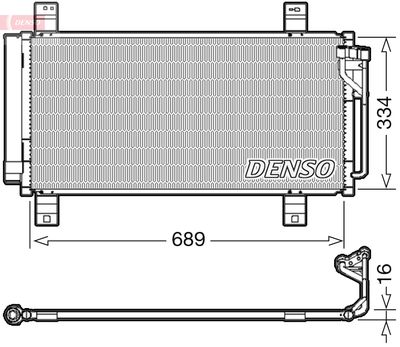 DENSO DCN44008 / Condensatore, Climatizzatore