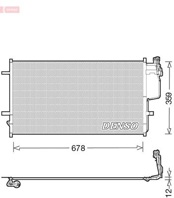 DENSO DCN44010 / Condensatore, Climatizzatore