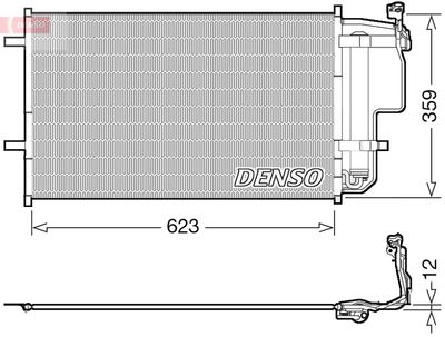 DENSO DCN44011 / Condensatore, Climatizzatore