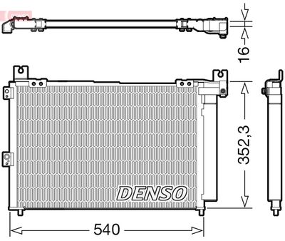 DENSO DCN44014 / Condensatore, Climatizzatore