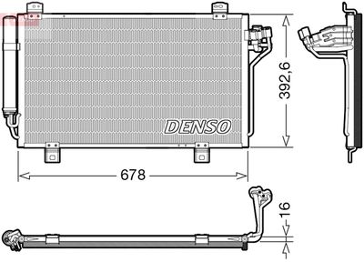 DENSO DCN44015 / Condensatore, Climatizzatore