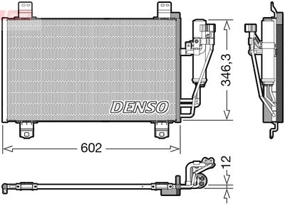 DENSO DCN44017 / Condensatore, Climatizzatore