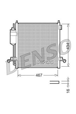 DENSO DCN45001 / Condensatore, Climatizzatore