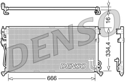 DENSO DCN45002 / Condensatore, Climatizzatore