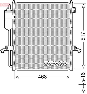 DENSO DCN45004 / Condensatore, Climatizzatore