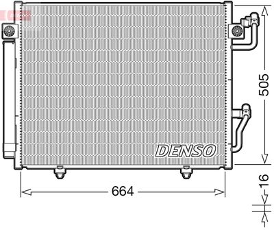 DENSO DCN45005 / Condensatore, Climatizzatore