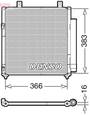 DENSO DCN45007 / Condensatore, Climatizzatore