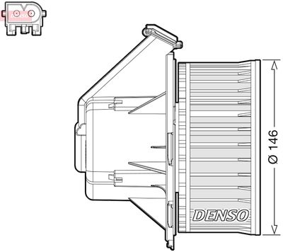 Interior blower