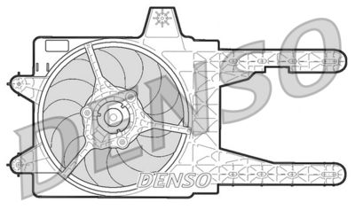 DENSO DER09245 / Ventola, Raffreddamento motore