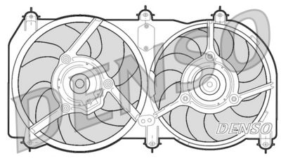 DENSO DER09246 / Ventola, Raffreddamento motore