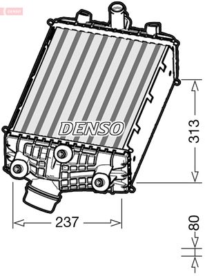 DENSO DIT28001 / Intercooler