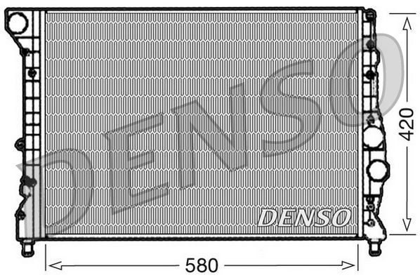 DENSO DRM01001 / Radiatore, Raffreddamento motore