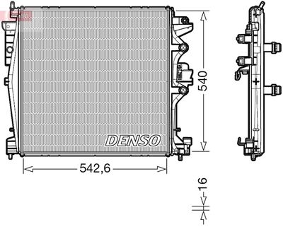 DENSO DRM01004 / Radiatore, Raffreddamento motore