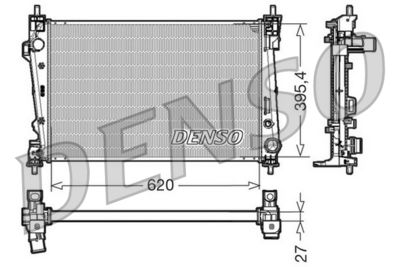 DENSO DRM01006 / Radiatore, Raffreddamento motore