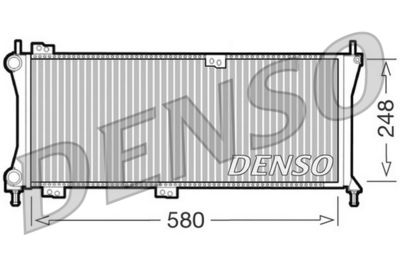 DENSO DRM09083 / Radiatore, Raffreddamento motore