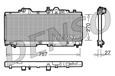 Engine radiator