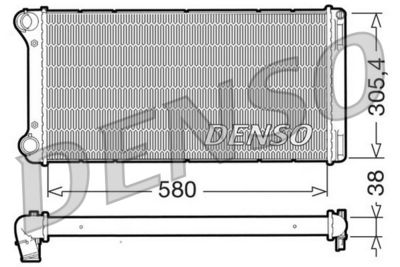 DENSO DRM09103 / Radiatore, Raffreddamento motore