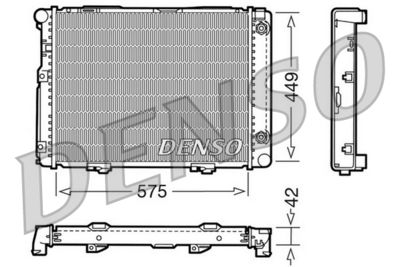 DENSO DRM17060 / Radiatore, Raffreddamento motore
