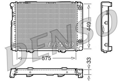 DENSO DRM17061 / Radiatore, Raffreddamento motore
