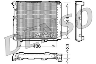 DENSO DRM17068 / Radiatore, Raffreddamento motore