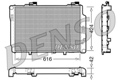 DENSO DRM17072 / Radiatore, Raffreddamento motore