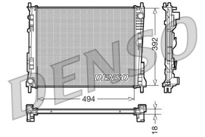 DENSO DRM23078 / Radiatore, Raffreddamento motore