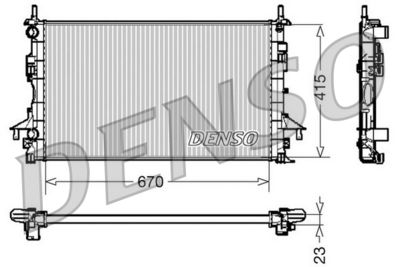 Engine radiator