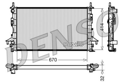 Engine radiator