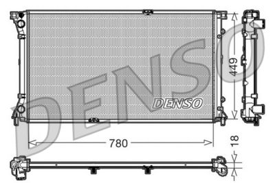 DENSO DRM23097 / Radiatore, Raffreddamento motore