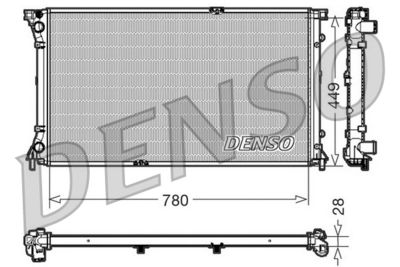DENSO DRM23098 / Radiatore, Raffreddamento motore