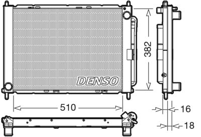 Engine radiator