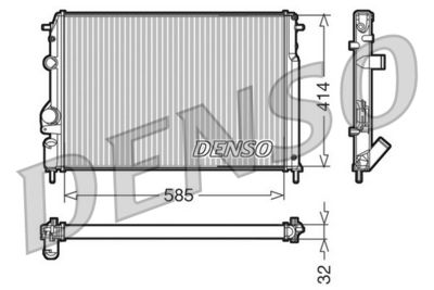 DENSO DRM23110 / Radiatore, Raffreddamento motore