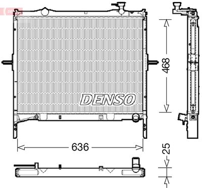 DENSO DRM43001 / Radiatore, Raffreddamento motore
