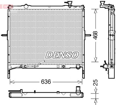 DENSO DRM43002 / Radiatore, Raffreddamento motore
