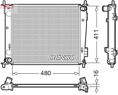 DENSO DRM43003 / Radiatore, Raffreddamento motore