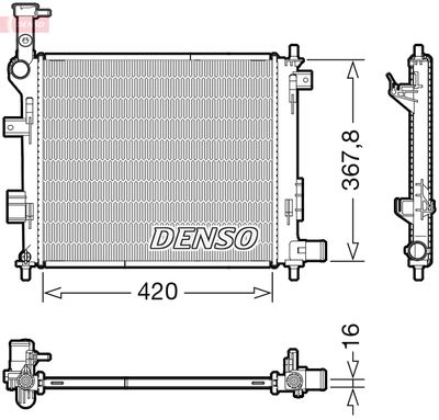 Engine radiator