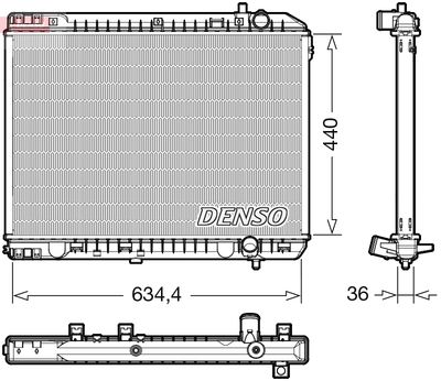DENSO DRM43008 / Radiatore, Raffreddamento motore