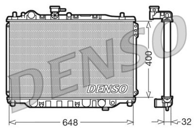 DENSO DRM44007 / Radiatore, Raffreddamento motore