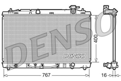 DENSO DRM50030 / Radiatore, Raffreddamento motore