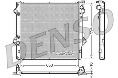 DENSO DRM50036 / Radiatore, Raffreddamento motore
