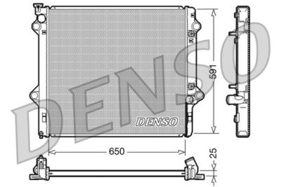 DENSO DRM50046 / Radiatore, Raffreddamento motore