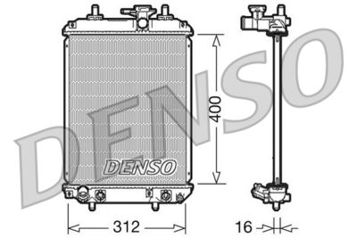 DENSO DRM50050 / Radiatore, Raffreddamento motore