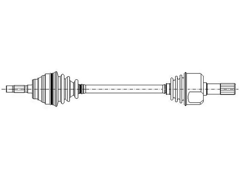 Peugeot drive shaft