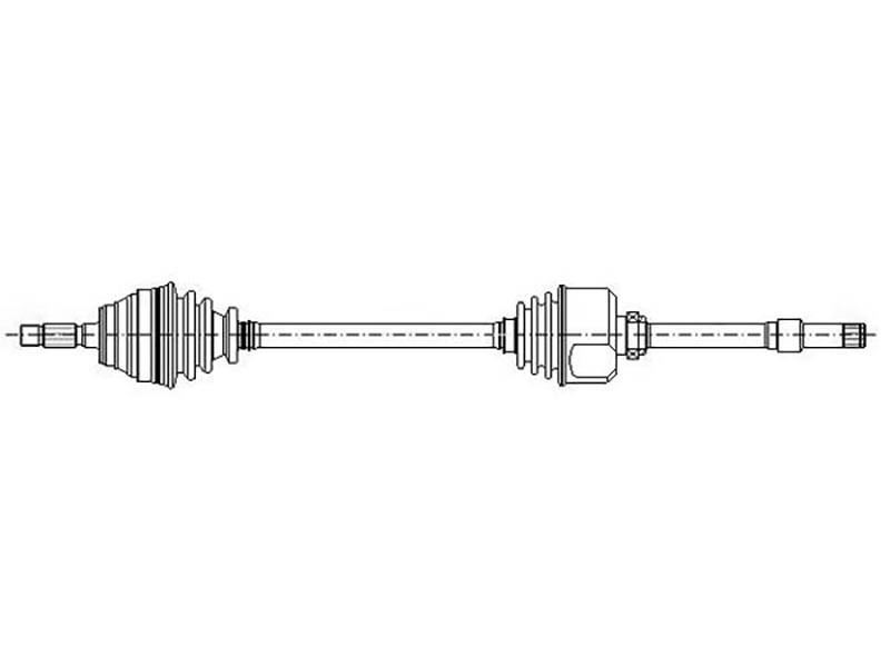 Peugeot drive shaft